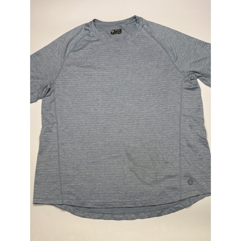 Mondetta Outdoor Project Mens Blue Short Sleeve Athletic T-Shirt Size M